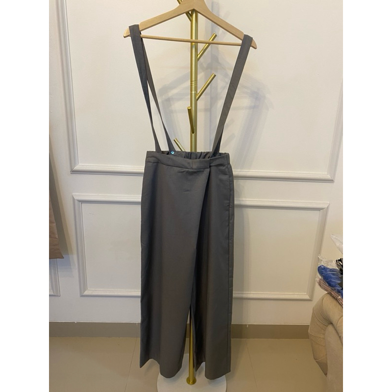 [PL] Jumpsuit Wanita Warna Abu