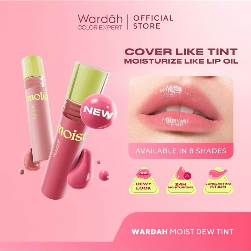 Wardah Moist dew Tint || Liptint Wardah || Wardah Everyday cheek and liptint