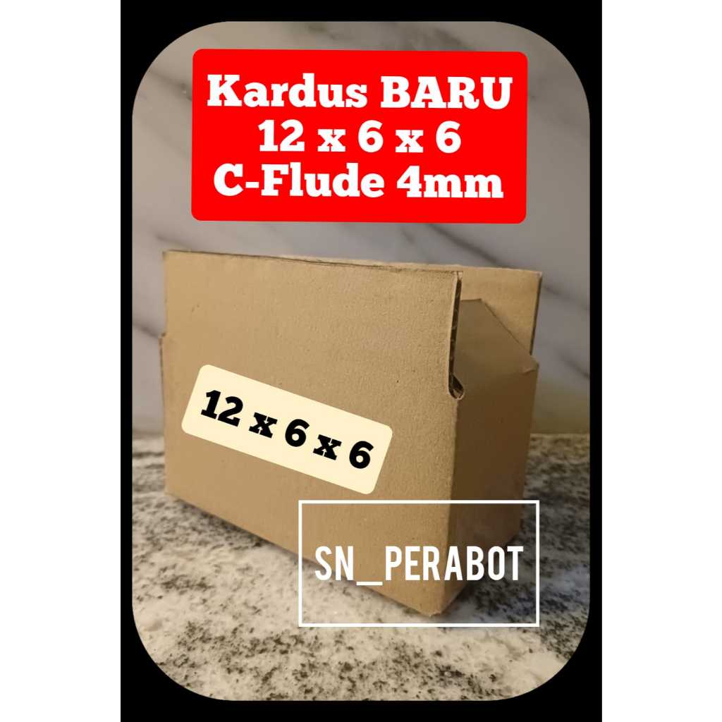 

NEW PRODUK !!! C-FLUDE 4MM KARDUS BOX PACKING 12x6x6cm / KARDUS PACKING ONLINE SHOP 12 x 6 x 6 CM KARDUS KARTON BOX PACKING