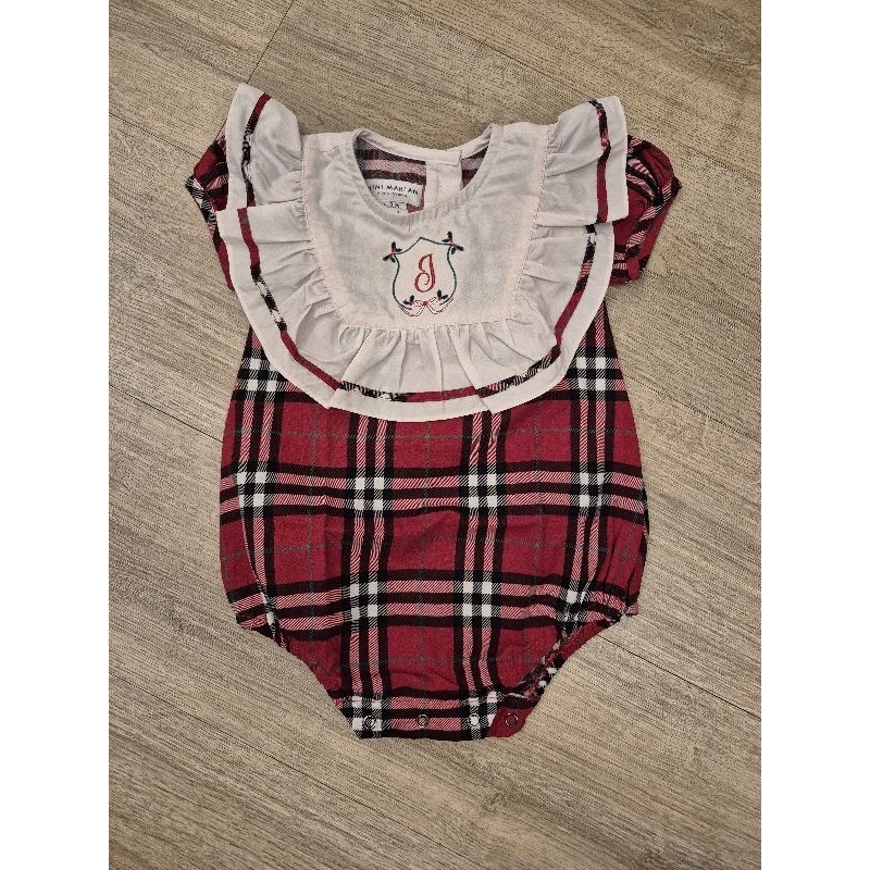 Dress bayi perempuan natal | Merry Girl Romper Mini Marlan | Preloved