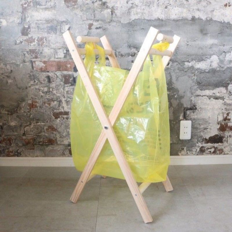 stand sampah plastik, jagrak sampah kresek, tempat sampah dapur