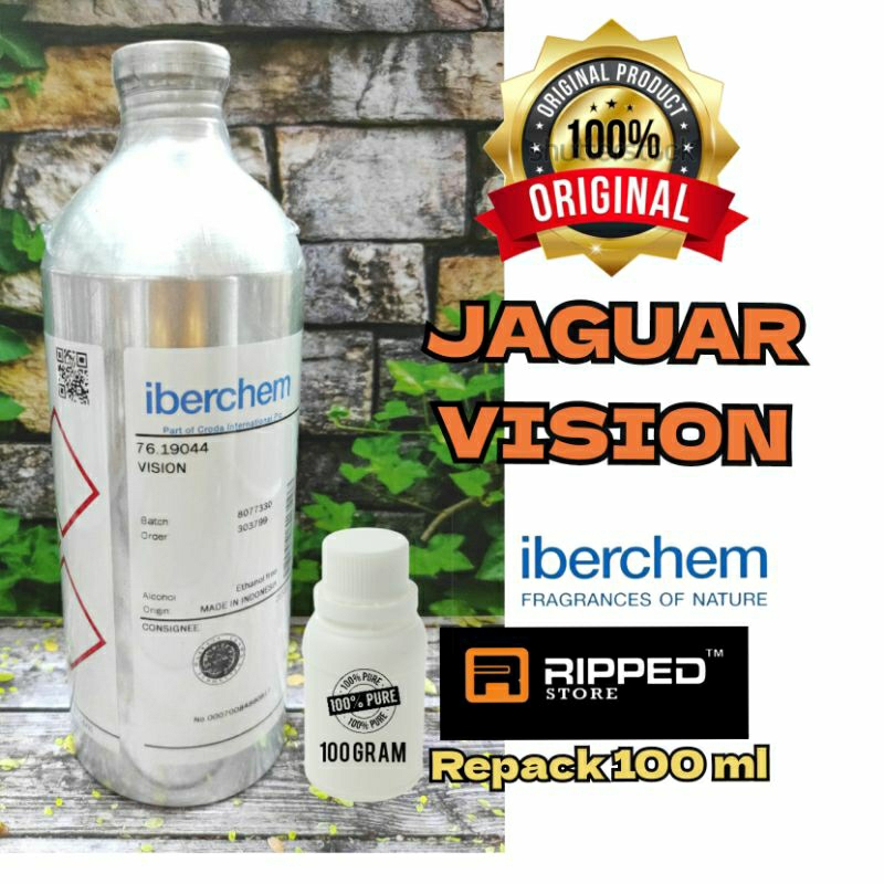 100ML Bibit Parfum Murni Jaguar Vision Original Iberchem