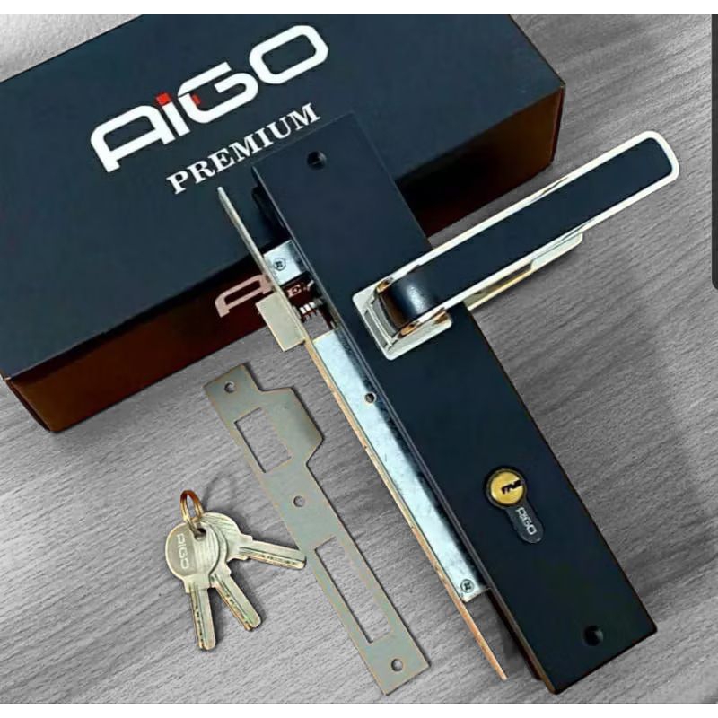 Kunci Pintu Besar Aigo Premium / Handle Kunci Pintu Aigo Besar Premium