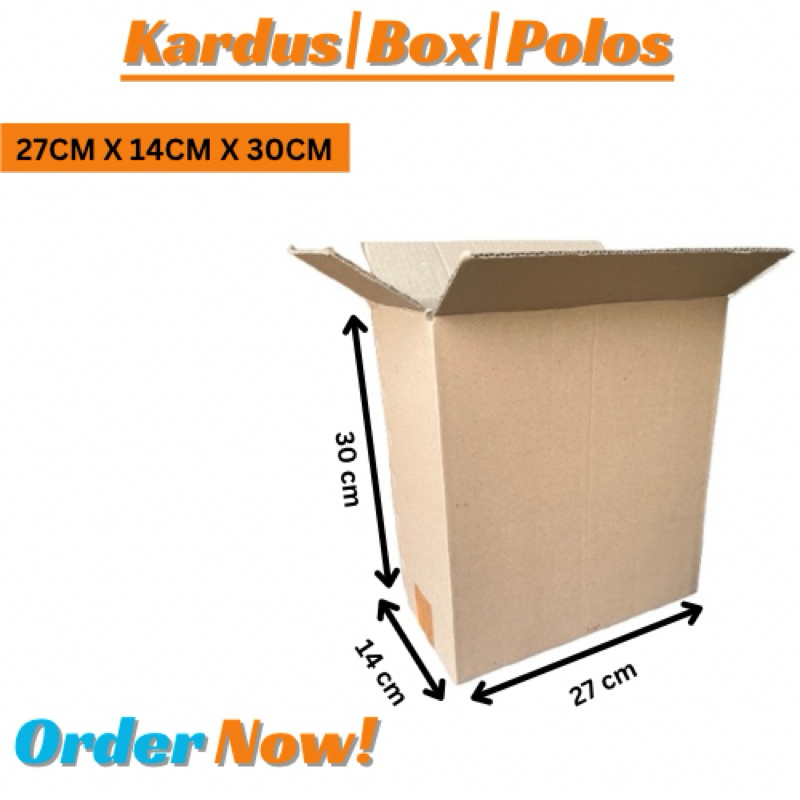 

KARDUS PACKING UKURAN 27x14x30