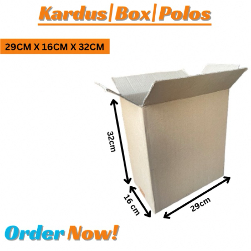 

KARDUS PACKING UKURAN 29x16x32 CM | BOX | KARTON POLOS