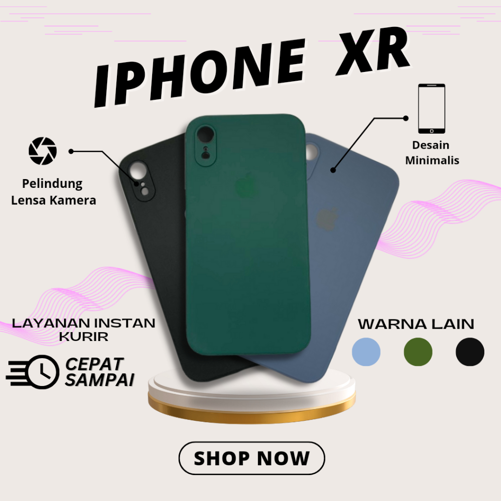 Softcase iPhone Xr Case iPhone Xr Casing iPhone XR SIlicone Case iPhone Xr Case iPhone XR Flatcase