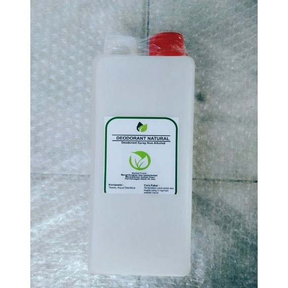 Serba Populer Tawas cair 1 liter Refill tawas cair pengganti deodorant Deodorant Spray merk biana