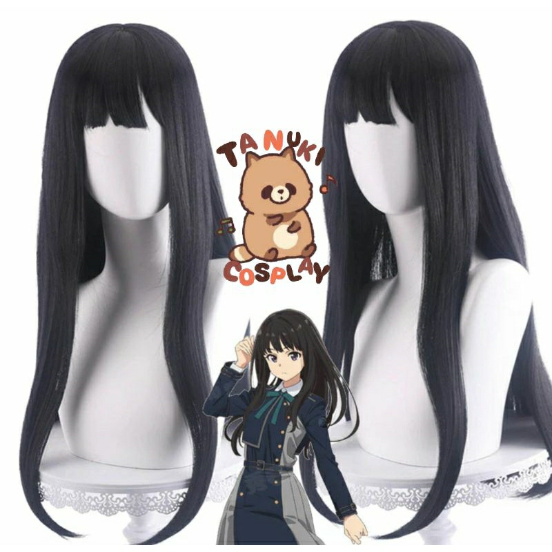 (TanukiCos) Takina Inoue wig lycoris recoil cosplay anime