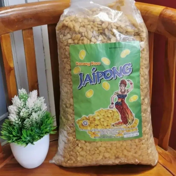 

KACANG KORO ASIN KUPAS JAIPONG 1 BAL BERAT 4 KG / GROSIR KACANG KUPAS ASIN CAP JAIPONG