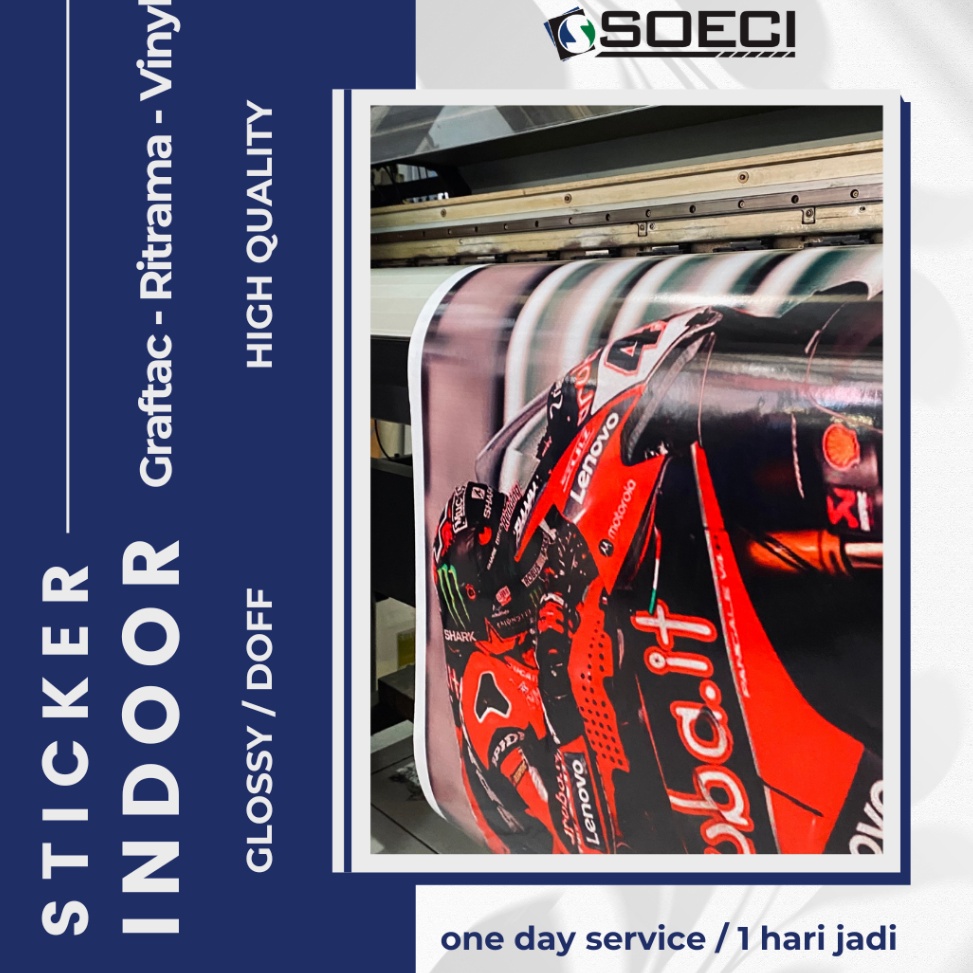 

ART C7R PRINT STICKER GRAFTAC RITRAMA VINYL INDOOR METERAN CUSTOM STIKER METERAN STIKER TAHAN AIR FREE KONSULTASI ONE DAY SERVICE SELESAI DALAM 1 HARI STIKER PRINT STIKER