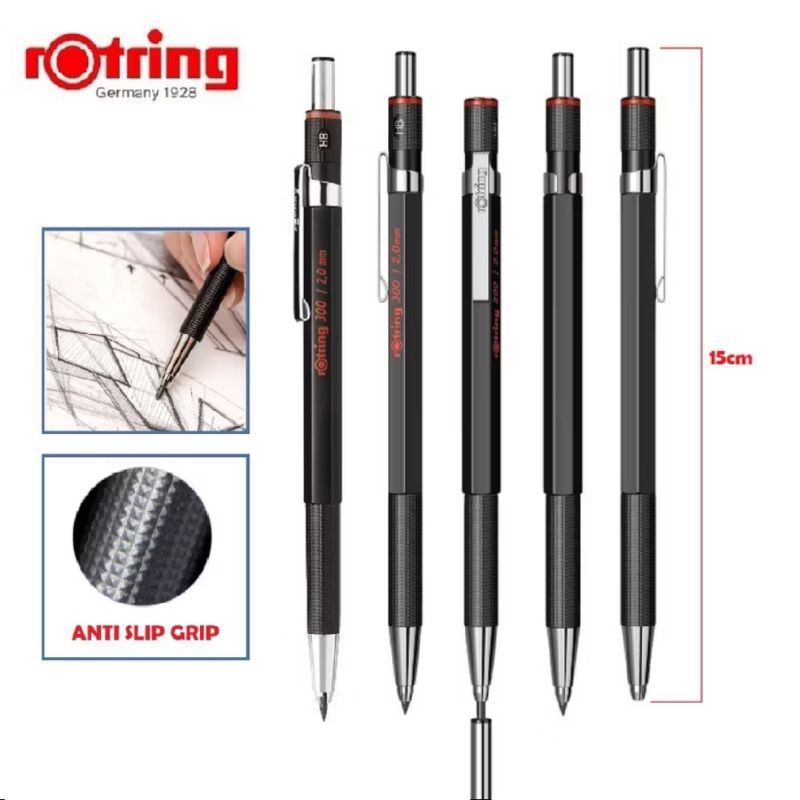 

ROTRING 300 CLUTCH PENCIL 2.0MM