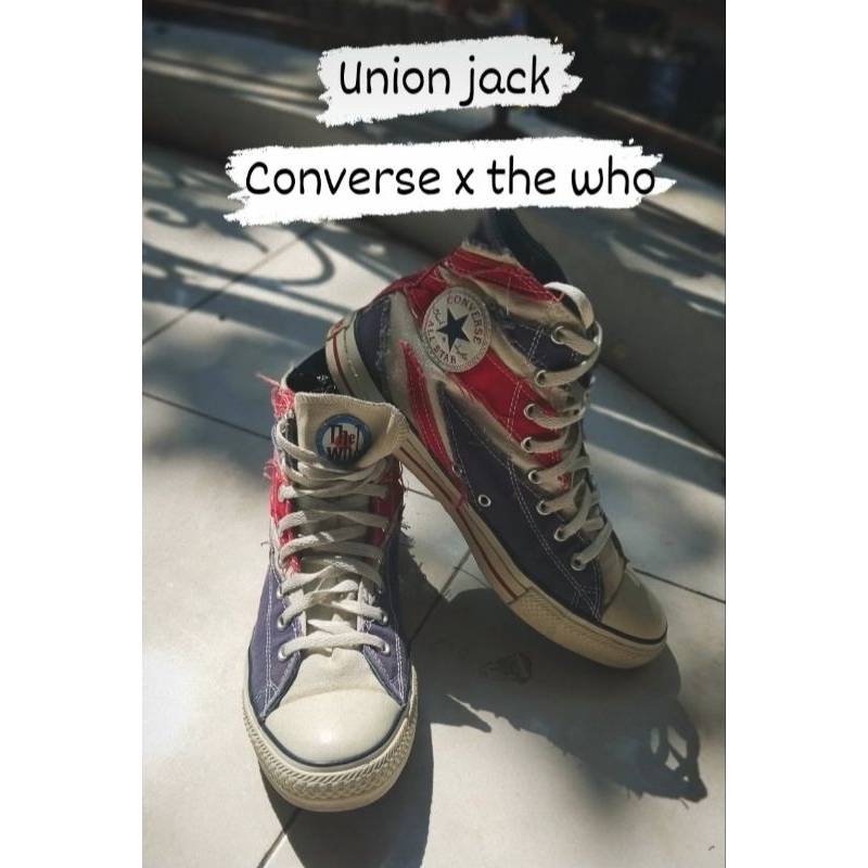 ⭐️⭐️ Converse x The Who (union jack) ⭐️⭐️