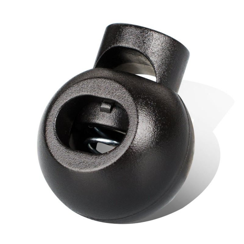 OneKlik - Stopper Tali 100pcs Stopper Tali Jaket Plastik Stopper Ujung Tali Stopper Bulat Stopper