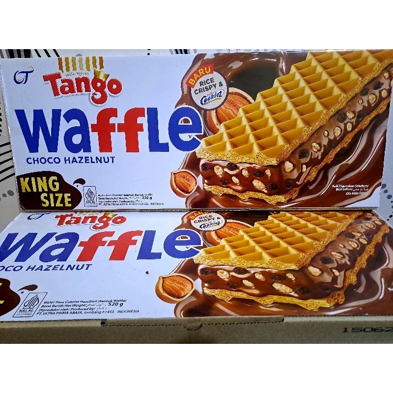 

Waffle Tango Choco Hazelnut King Size 520gr jumbo Tango Waffle Hazelnut Jumbo 520gr King size