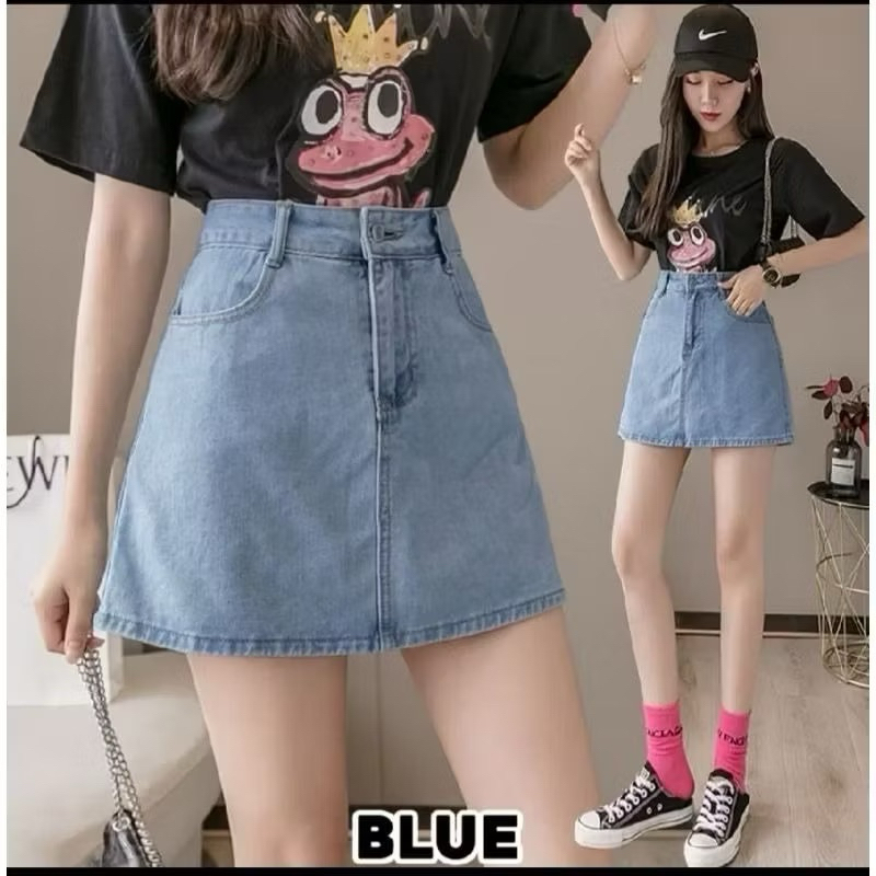 rok jeans mini wanita // rok jeans miniso // rok jeans mini //rok jeans mini korea // rok jeans mini