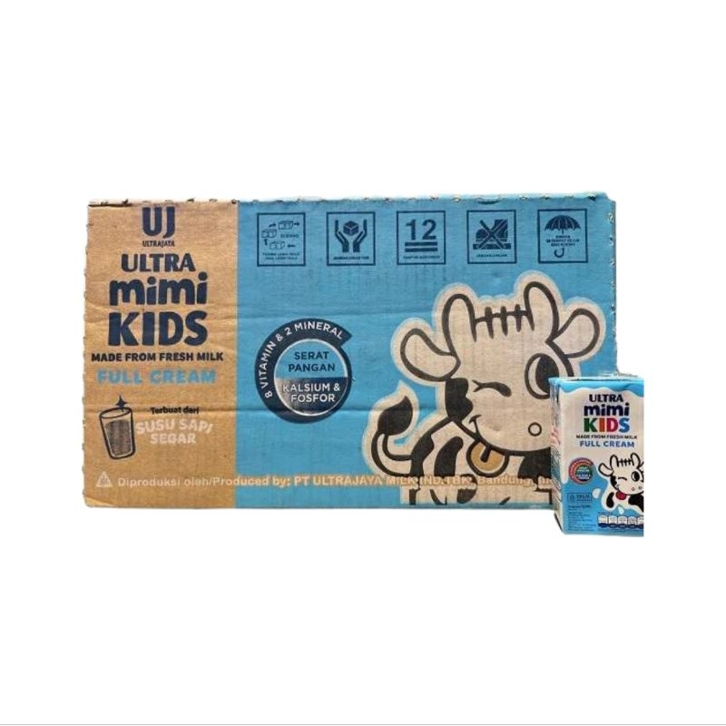 

Ultra Mimi Kids Terbuat dari Susu Sapi Segar Full Cream 125 ml ( 1 Dus/40 Pcs )