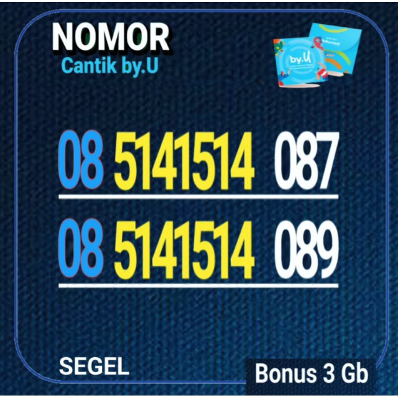 Nomor Cantik by u  Telkomsel