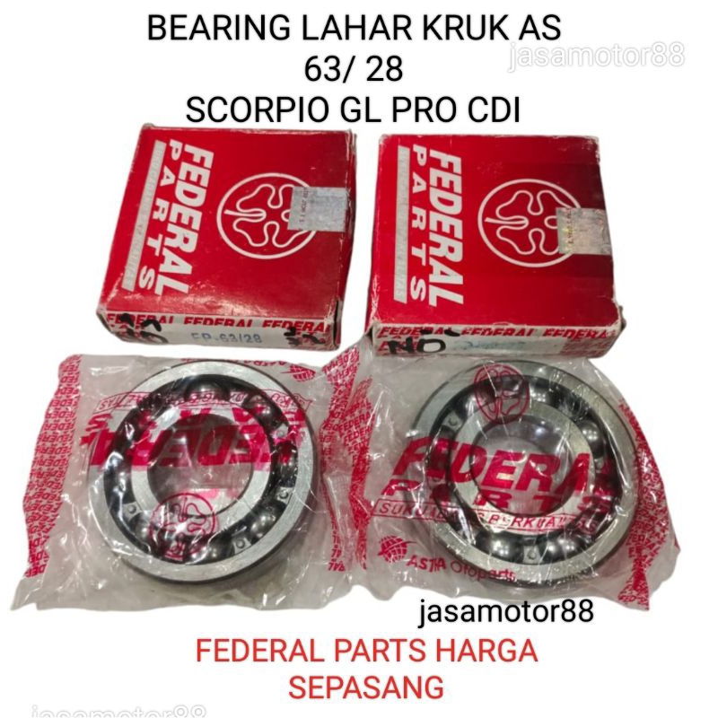 BEARING LAHAR KRUK AS SCORPIO Z GL PRO PELATINA CDI 6328 SEPASANG