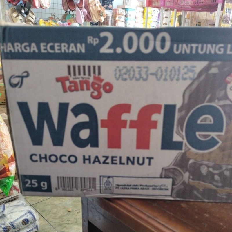 

tango waffle choco hazelnut 1 box isi 12pc