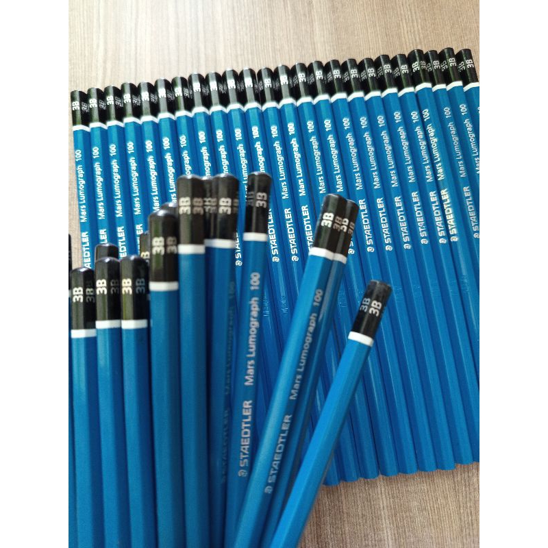 

PENSIL 3B STAEDTLER / PENSIL STAEDTLER MARS LUMOGRAPH 100 (3B) ORIGINAL MADE IN GERMANY