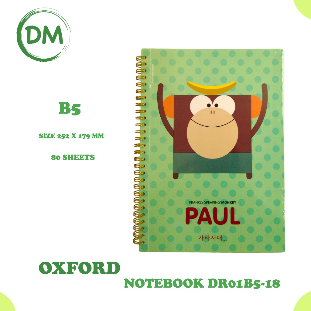 

DR01B5-18 NOTEBOOK MEMO OXFORD