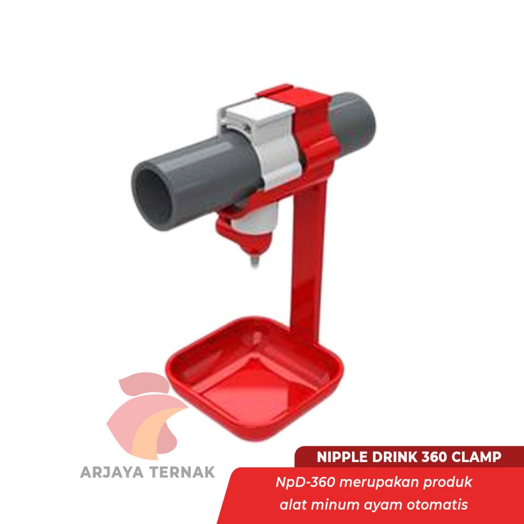 Nipple drinker 360 clamp cup ayam broiler layer Niple Nipel Nepel Cup Medion