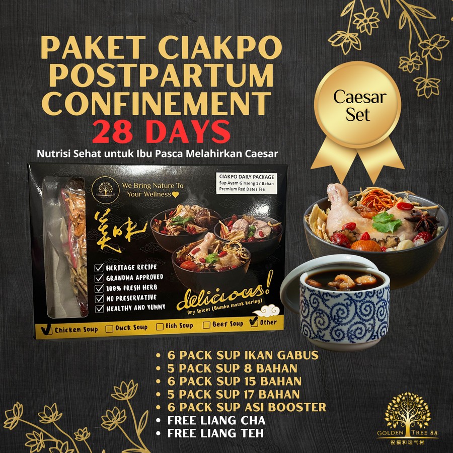 

PAKET SPECIAL CIAKPO MELAHIRKAN CAESAR 28 HARI FULL SUP + ASI BOOSTER FREE LIANG CHA & LIANG TEH