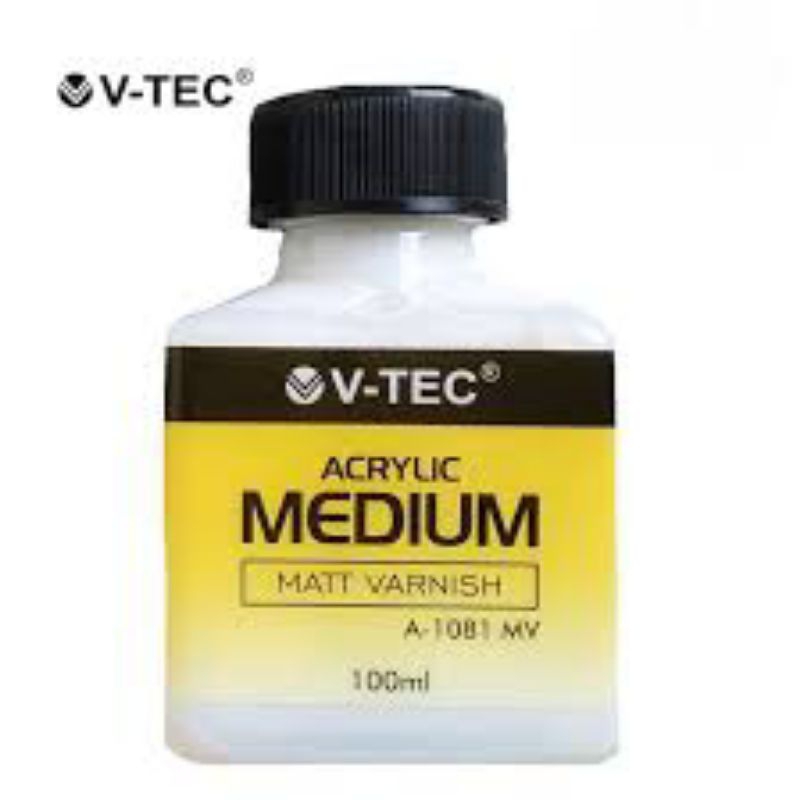 

V-TEC Arylic Medium Matt Varnish Type A-1081 MV/100ml