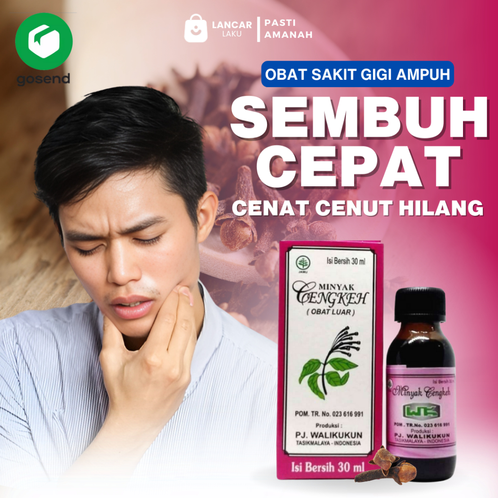 Obat Sakit Gigi Berlubang Ampuh Minyak Cengkeh Murni Obat Sakit Gigi Semprot Penghancur Perontok Gig