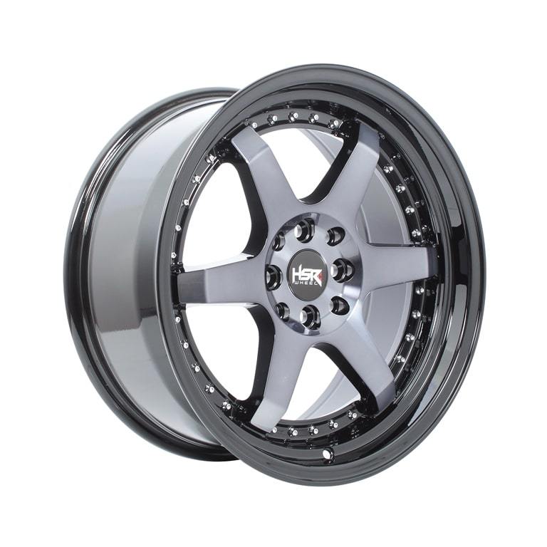 VELG RACING HSR BOROGO RING 17 LUBANG 8 LEBAR BELANG COCOK BUAT HONDA FREED,JAZZRS,LIVINA,MOBILIO