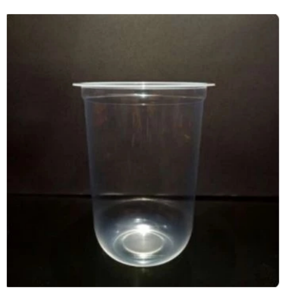 Gelas plastik PP oval 12oz 8gr isi 50pcs SA