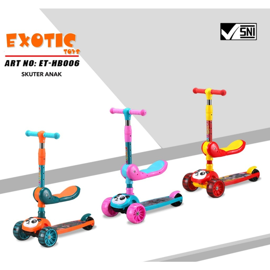 EXOTIC SCOOTER ET HB-006 // SCOOTER ANAK EXOTIC HB-209 // hb 220  // SCOOTER HB215