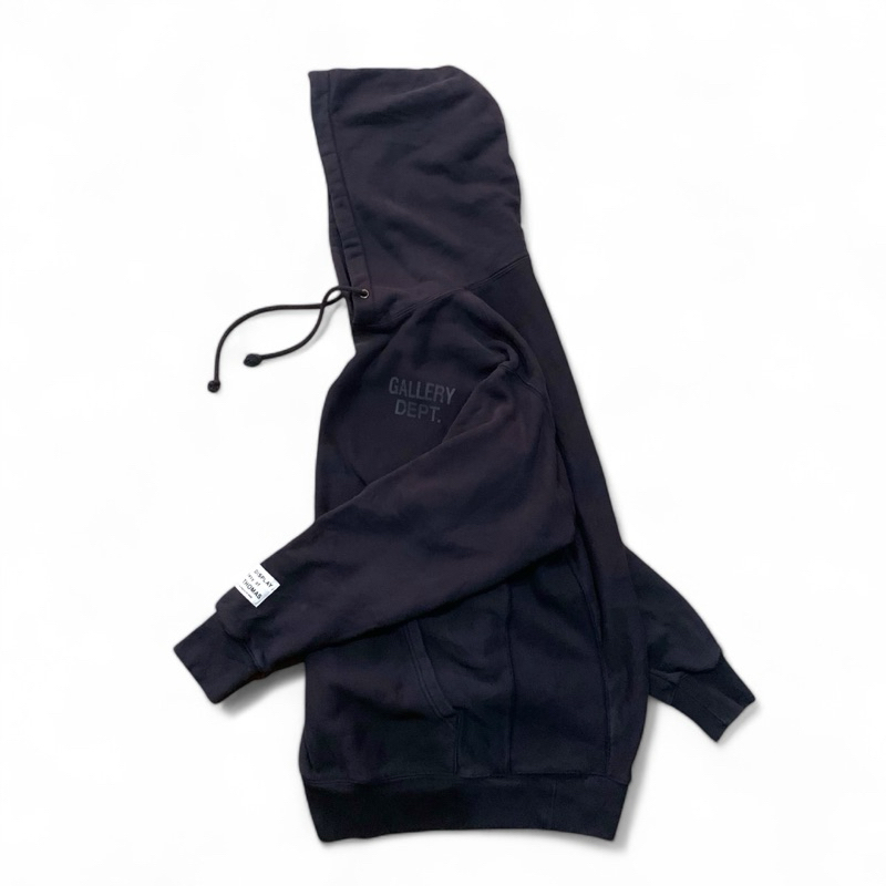 Gallery Dept Hoodie Navy Washed Oversized Original