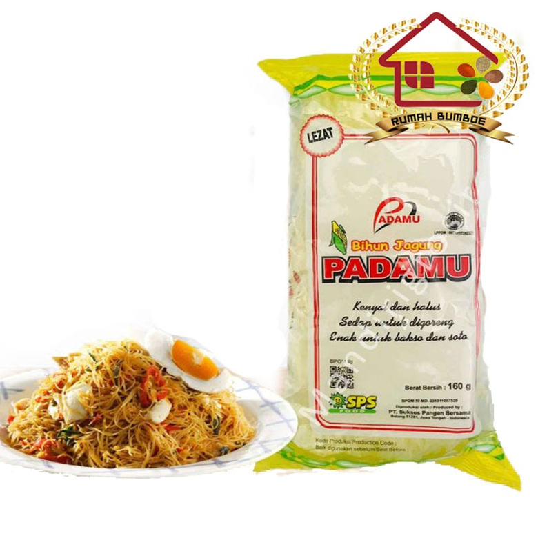 

(160 gr) PADAMU KUNING Bihun Jagung