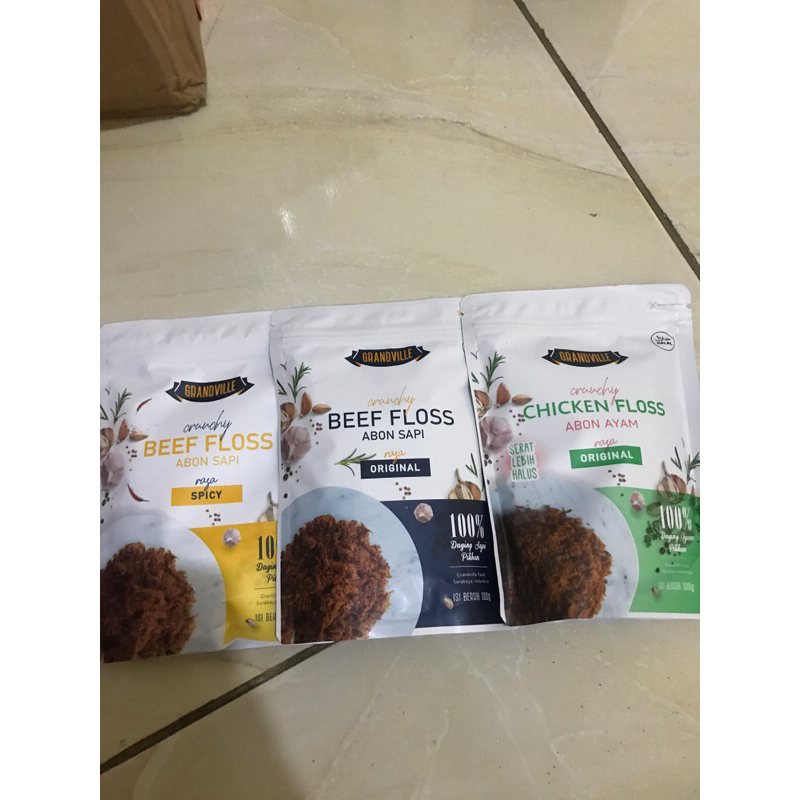 

GRANDVILLE ABON original sapi,ayam, spicy sapi