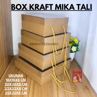 

BOX KRAFT MIKA TALI / 1 PCS / DUS COKLAT