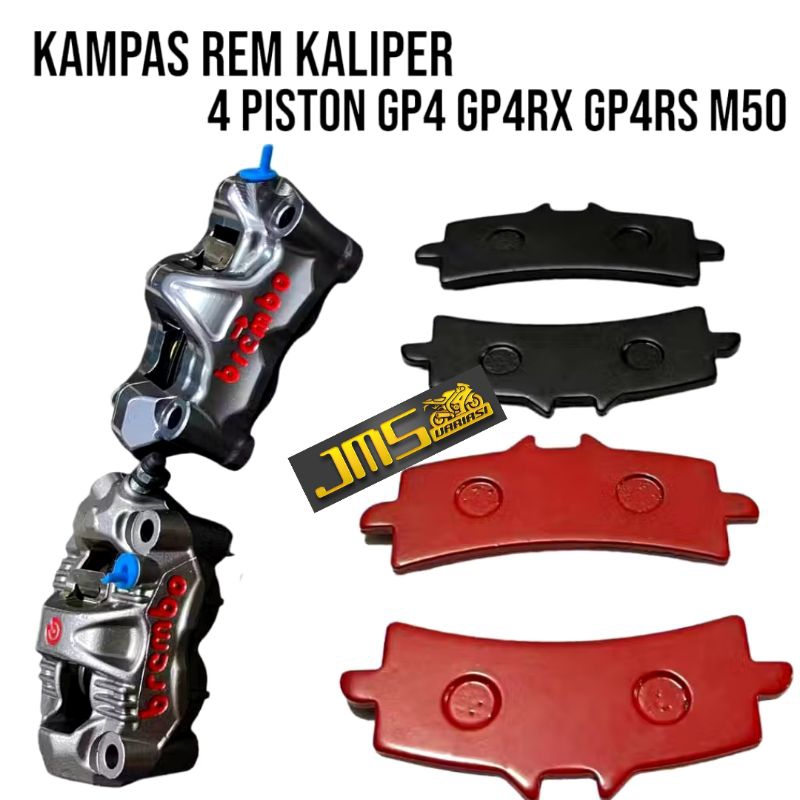 kampas rem cakram gp4rs disc pad kaliper big radial 4 piston gp premium