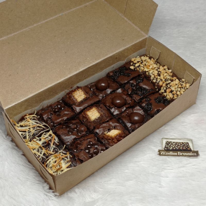 

Brownies Fudgy sekat isi 18 slice
