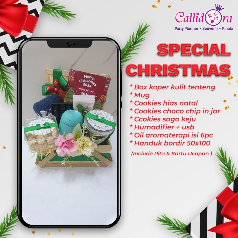 

hampers paket natal READY stok/parsel natal christmas/paket souvenir hadiah natal/paket cookies natal