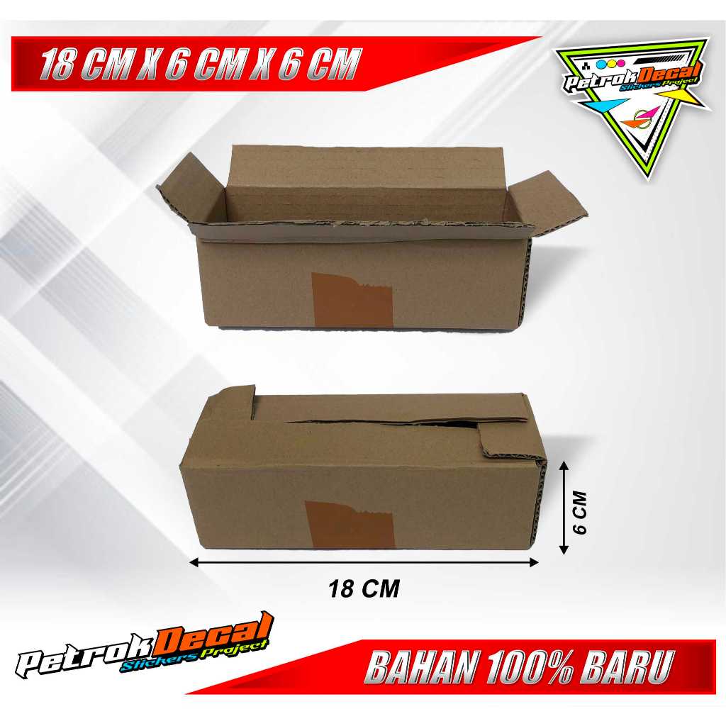 

KARDUS BOX / KOTAK DUS PACKING OLSHOP/ MURAH UKURAN 18CM X 6CM X 6 CM