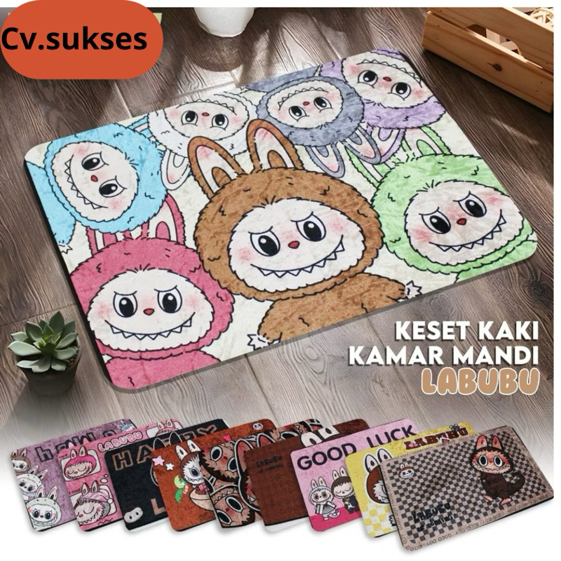 Keset Kaki Labubu / Keset Kamar Mandi / Keset Karakter