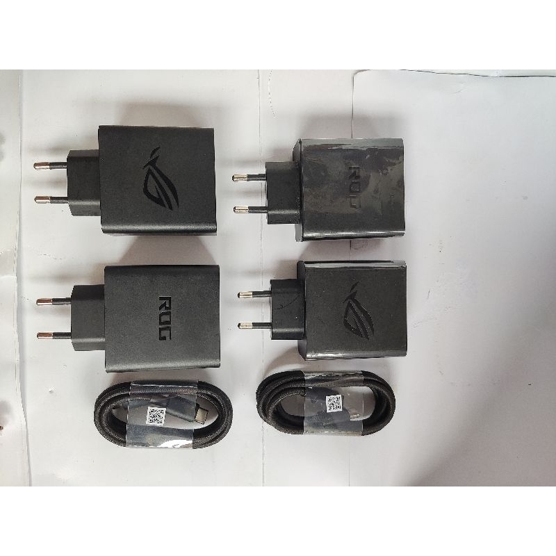 new adaptor charger kabel asus rog phone 2,3,5,5s,5s pro,6,7 original 65 watt