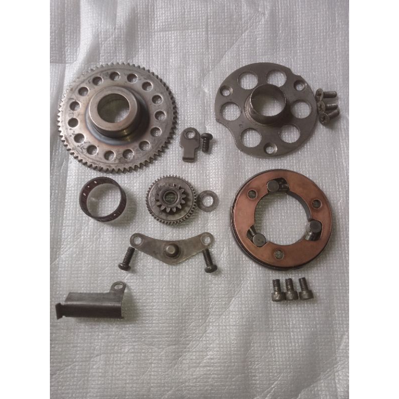 gigi gear gir penghantar dinamo stater set f1zr fizr f1z fiz force1 poswan alfa sigma original copot