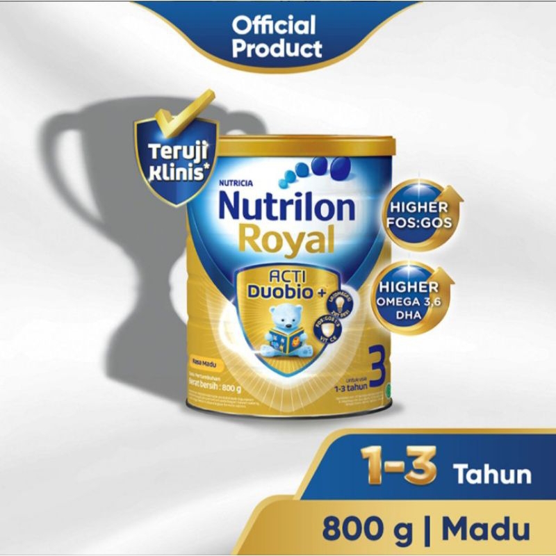 

Nutrilon Royal 3 Susu Bubuk Pertumbuhan Anak Madu 800 g