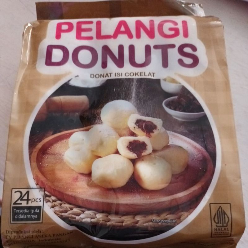 

Donat Pelangi Rasa Coklat 480g
