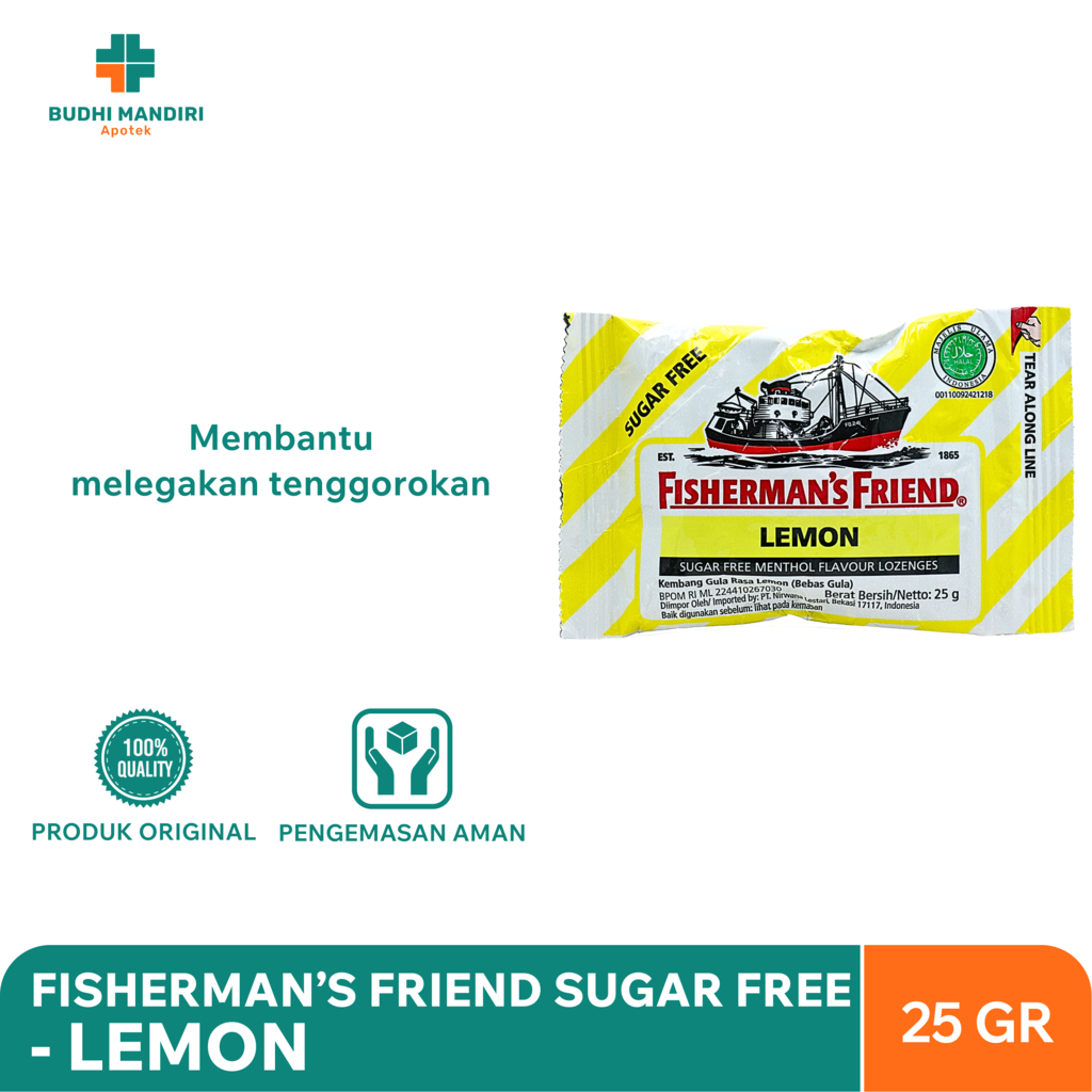 

Fisherman's Friend Sugar Free 25gr - Lemon