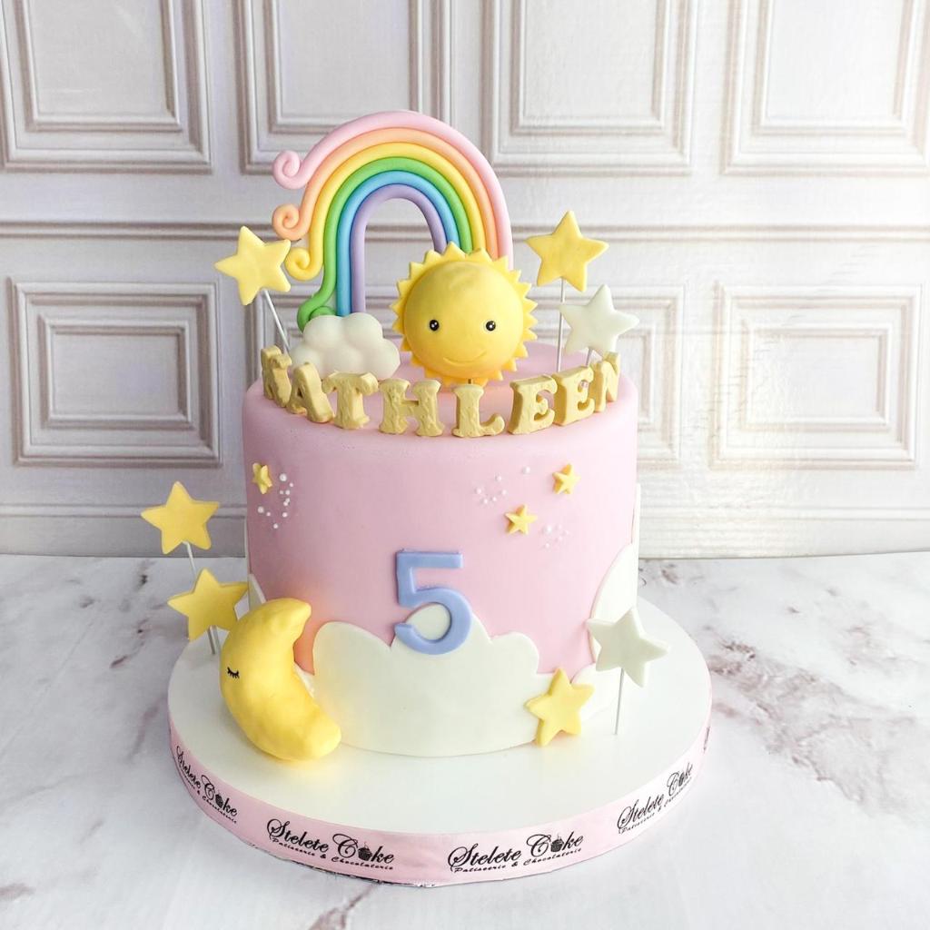 

Kue Ulang Tahun/Birthday Cake/Kue Ultah Tema Matahari Bulan/Kue Birthday Jakarta