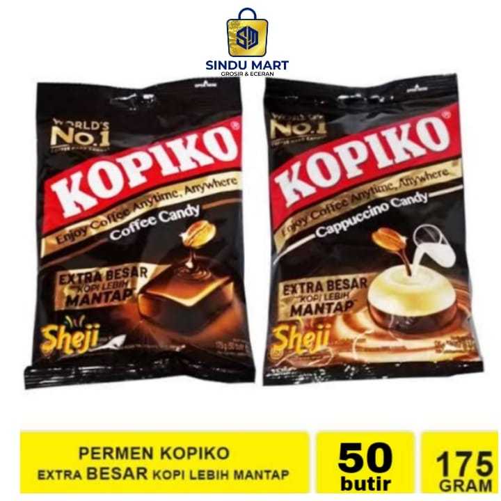 

KOPIKO 50 butir 175gram Permen varian Coffe & Cappucino Murah | Shopee sindumart