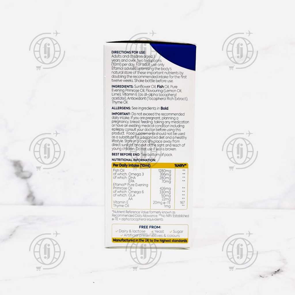 Efamol Efalex Brain Formula Liquid Vitamin Otak Anak Dewasa Ready