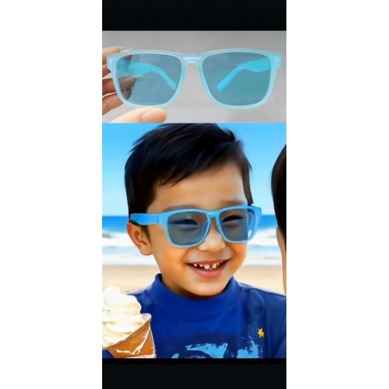 Kacamata Fashion anak cewek cowok,, kacamata anak kotak warna jelly jelly